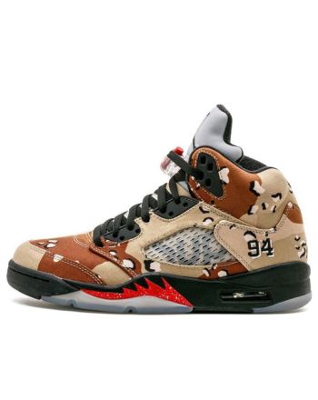 Supreme x Air Jordan 5 Retro ??Desert Camo?? 824371-201